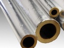 Kimmco Fiberglass Insulation Pipe Section | 40mm Thick | Density 64kg/m³ | 1.2m With FSK