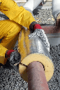 Kimmco Fiberglass Insulation Pipe Section | 65mm Thick | Density 64kg/m³ | 1.2m With FSK