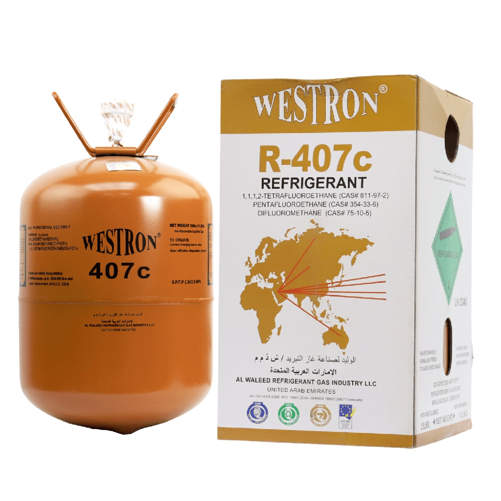 Refron R407C Refrigerant Gas | 11.3 Kg Cylinder | India