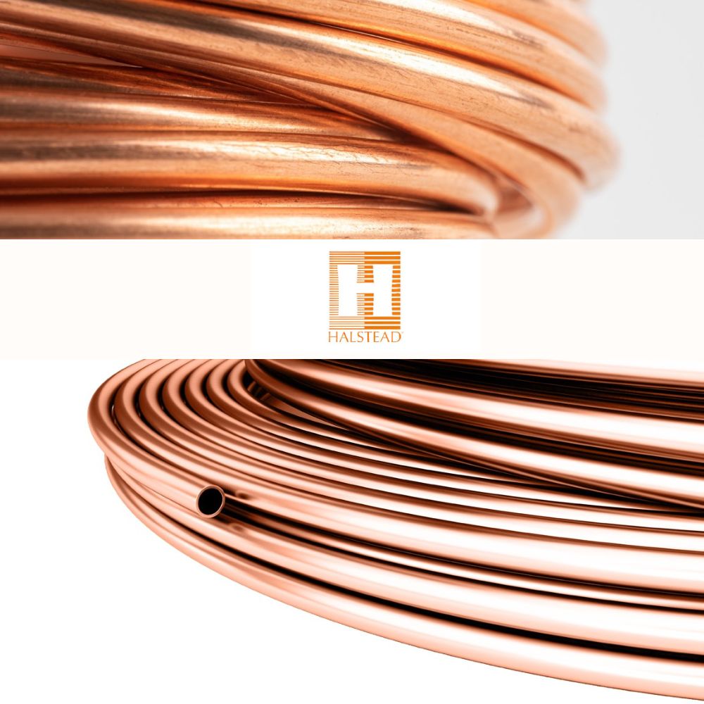 Halstead Copper Coil | 1/2 Inch X 0.028&quot; | 50 Feet | H 08050 | Bahrain