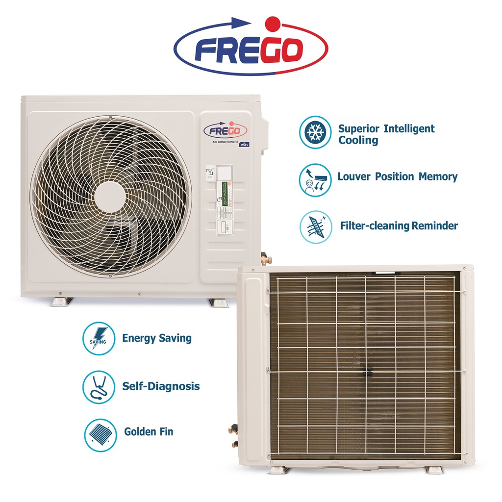 FREGO 3 Ton Split AC – Wi-Fi Enabled, White