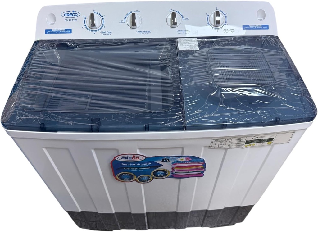 Frego 20KG SemiAutoMatic TwinTub Washing Machine