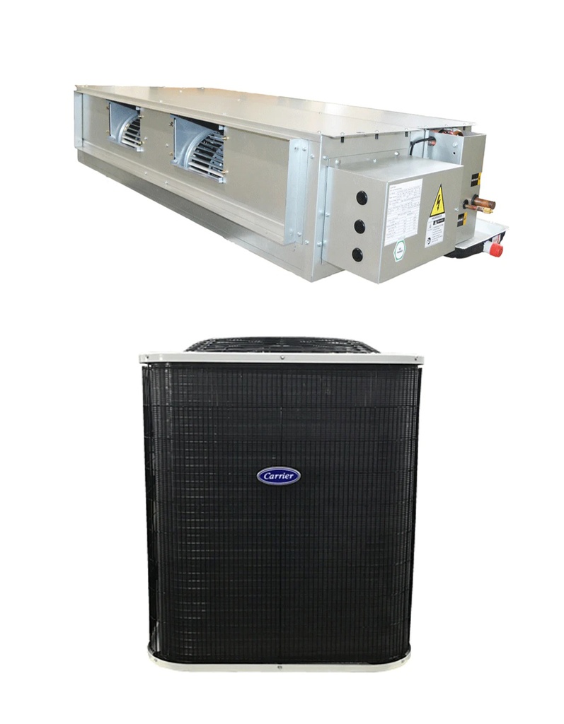 Carrier Ducted Split AC | 2 Ton Top Discharge | Scroll Compressor | UAE/Mexico