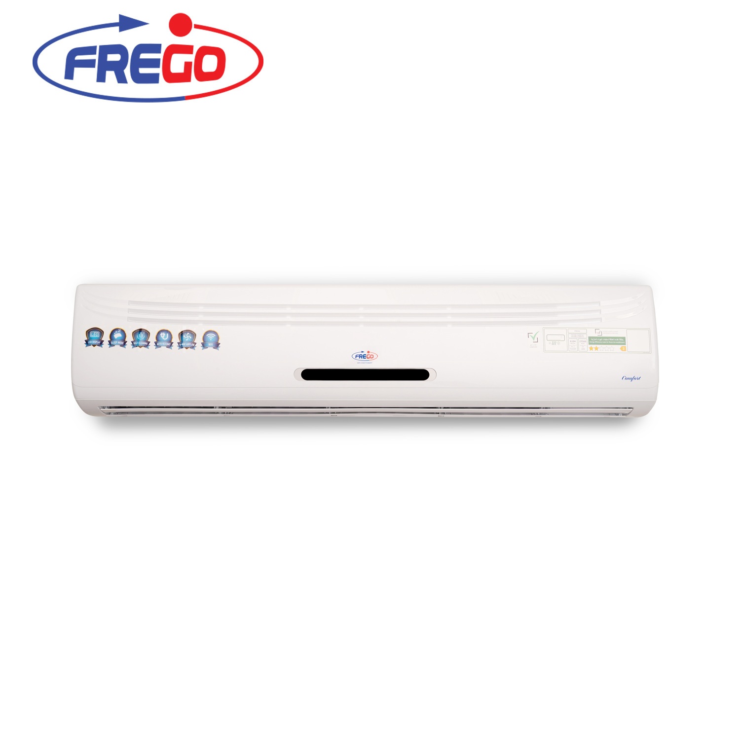 [10360075-10360076] FREGO 3 Ton Split AC – Wi-Fi Enabled, White