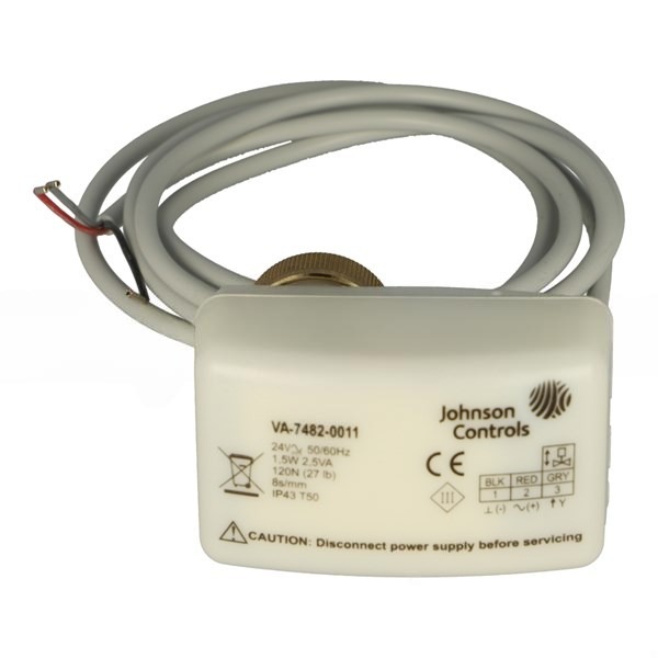 Johnson Controls AC Control Valve Actuator | VA-7482-0011 24V AC/DC | Auto Stroke Detection | Proportional &amp; Floating Control