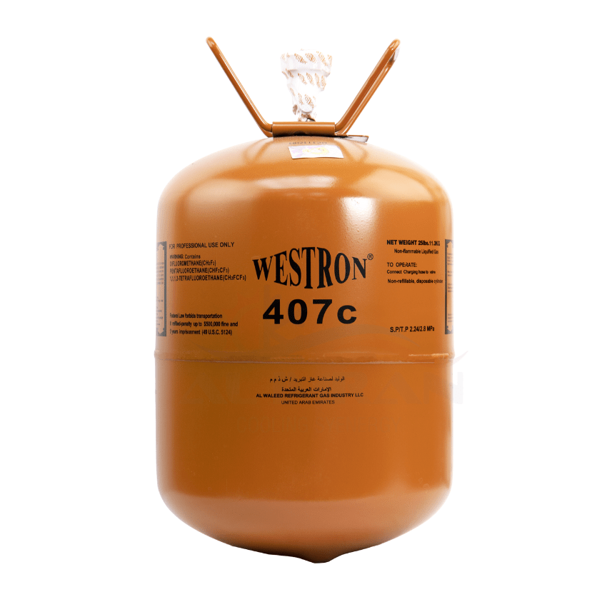 Refron R407C Refrigerant Gas | 11.3 Kg Cylinder | India