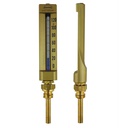 Brannan VT010 Straight V-Line Thermometer | 0–100°C/°F | 150 x 35mm case | 63mm Pocket | Made in UK