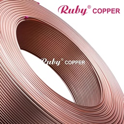 Ruby Copper Coil  ACR | ASTM B280 Certified | 15 Meter