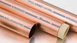 Mueller Copper Pipe | ACR Type L | ASTM B280 Certified | 20 Feet